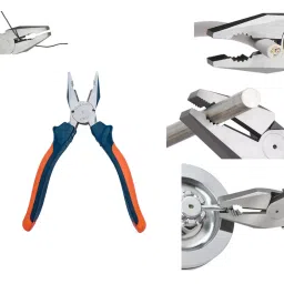 HUKUMS 203.2 mm (8 Inch) Length Combination Plier (Blue)-20