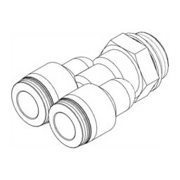 Festo Y Threaded Adaptor G 3/8 Male Connector A Threaded-to-Tube, QSY-G3/8-8 (Pack of 10 Pcs)-picture-27
