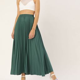 U&F Purple Flared Maxi Skirt-43