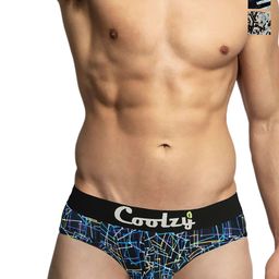 COOLZY Pack Of 3 Printed Mid-Rise Basic Briefs M-RUCPBF3K052-S-Multicolor-picture-26