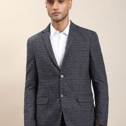 Turtle Checked Tailored-Fit Casual Blazer-image-66