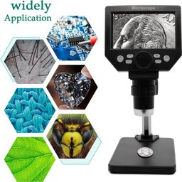 ETZIN LCD Digital Microscope, 1000X Electronic Video Microscopes with 4.3 Inch Display Screen 8 Adjustable LED Lights, 1080P Coin Magnifier and Adjustable Bracket, for Phone, Circuit Board EPL-1290IM image 4