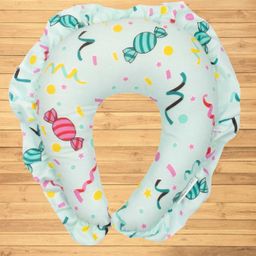 Mittenbooty U shaped neck Pillow Toffee Print - Green-picture-26