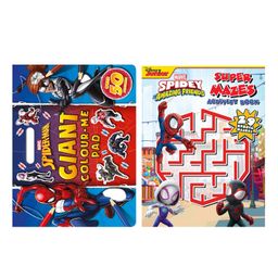 Marvel Spider-Man Activity Book Colouring Book Set of 2 Book-image-77