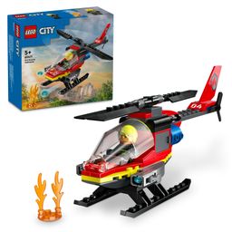 LEGO City Fire Rescue Helicopter Building Set  85 Pieces - 60411-0