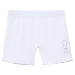 Plan B Brand Logo Printed Shorts - White-image-73