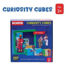 Kores 6 in 1 Curiosity Cubes Puzzle - Blue-image-45
