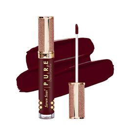 Seven Seas Pure Highly Pigmented,  Long Lasting & Smudge proof Liquid Lipstick- Claret-7ml-98