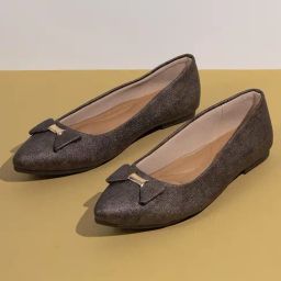Inc.5 Women's Metallic Flat Ballets-image-10