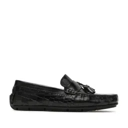 Rare Rabbit Men's Black Loafers-image-51