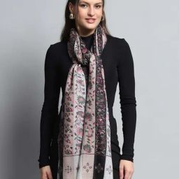 Monte Carlo Multicolored Printed Regular Fit Stole image 2
