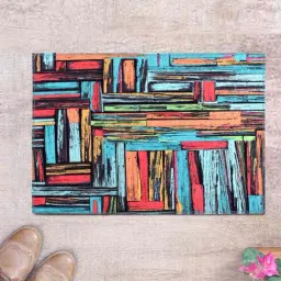 Romee Multicolor Polyester Door Mat - Set of 1-44