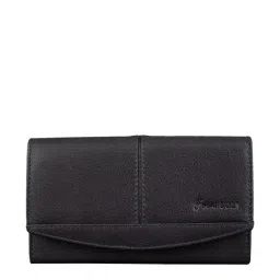 Mai Soli Clara Black Solid Wallet for Women-image-19