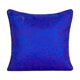 Home4U Blue Cotton Cushion Cover-image-7