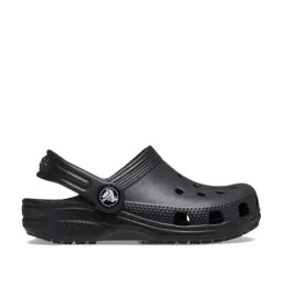 Crocs Kid's Classic Black Back Strap Clogs-image-97