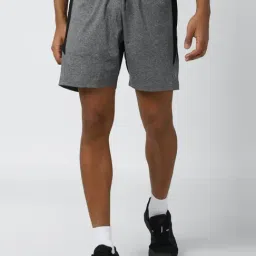 Van Heusen Grey Regular Fit Colour Block Shorts-image-7