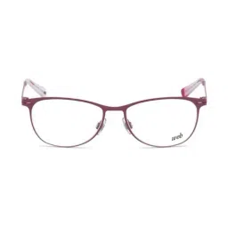 WEB EYEWEAR Maroon Full Rim Oval Frame Designed in Italy-83