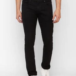Spykar Black Cotton Slim Fit Jeans-picture-44
