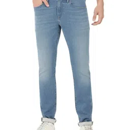 EVERBLUE Blue Comfort Slim Midrise Stretchable Jeans-picture-3