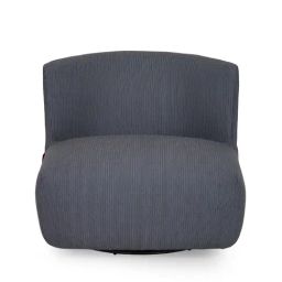 Durian Percy Imperial Blue Fabric Lounge Chair-image-84