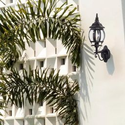Whispering Homes Black Metal Industrial Up Outdoor Wall Light-image-49