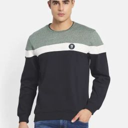 Octave Multicolor Round Neck Regular Fit Sweatshirt-image-45
