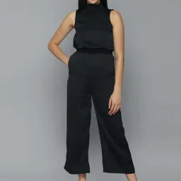 Allen Solly Black Midi Length Jumpsuit-image-59