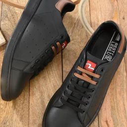 Spykar Men's Michael Black Casual Sneakers-image-9