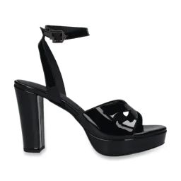 Bagatt Women's Linnea Black Ankle Strap Sandals-image-27