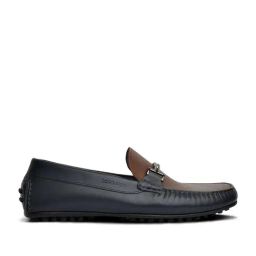 Language Shoes Men's Code Driver Brown Loafers-image-15