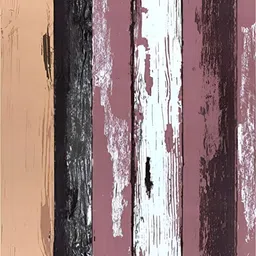 INDIAN ROYALS Maroon & Brown Printed Vintage Wood Design Waterproof Wall Sticker-image-20