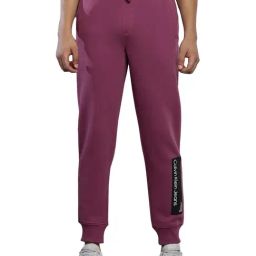 Calvin Klein Amaranth Regular Fit Logo Printed Joggers-picture-9