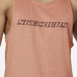 Skechers Red Regular Fit Printed Tank Tee image 4
