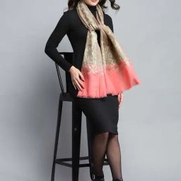 Monte Carlo Brown Printed Regular Fit Stole image 5