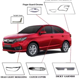 Prior Full Chrome Kit for Honda Amaze (2018) (Type-2)-11