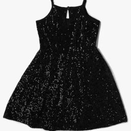 GAP Girls Black Sequence Party Dress-image-19