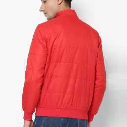 Allen Solly Red Regular Fit Colour Block Jacket image 2