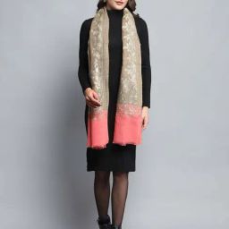 Monte Carlo Brown Printed Regular Fit Stole-picture-46