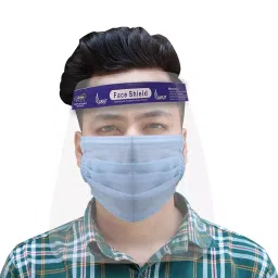 Allin Exporters 500 Micron Face Shield with Adjustable Elastic Strap image 3