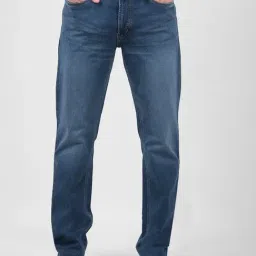 Numero Uno Dark Blue Regular Fit Jeans-image-95