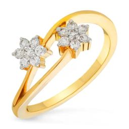 Malabar Gold and Diamonds 18k IGI Certified Diamond Yellow Gold Ring for Women-picture-0