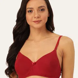 Lady Lyka Medium Coverage Lightly Padded Seamless Cotton T-Shirt Bra-image-21