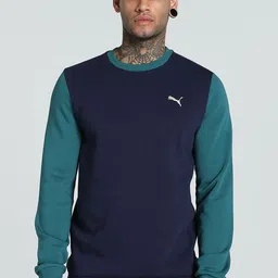 Puma Men Colourblocked Cotton Winter Sweatshirt-image-38