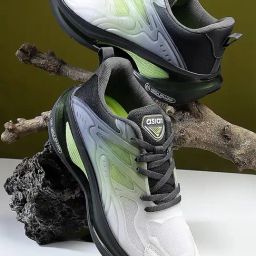Asian Men's Grey Running Shoes-picture-25