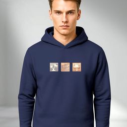 BULLMER Men Graphic Printed Hooded Pullover Sweatshirt-picture-30