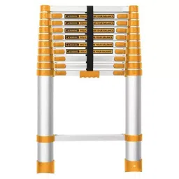 Ingco Telescopic Ladder 6 Steps 150 Kg Maximum Load Capacity and 6.5 ft Max. Extended Height, HLAD08061-35