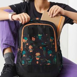 Wiki Back to School Champ 3 Black Polyester Printed Backpack - 18 Ltrs-image-59