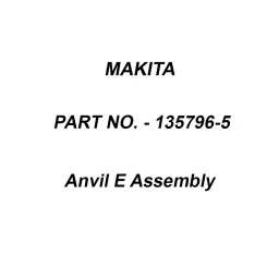 Makita Anvil E Assembly Suitable For TW190D , Part No 135796-5-48