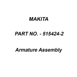 Makita 240 V Armature Assembly for HR2651, Part No 515424-2-33