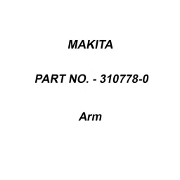 Makita Arm Suitable For DPT353, Part No 310778-0-picture-14